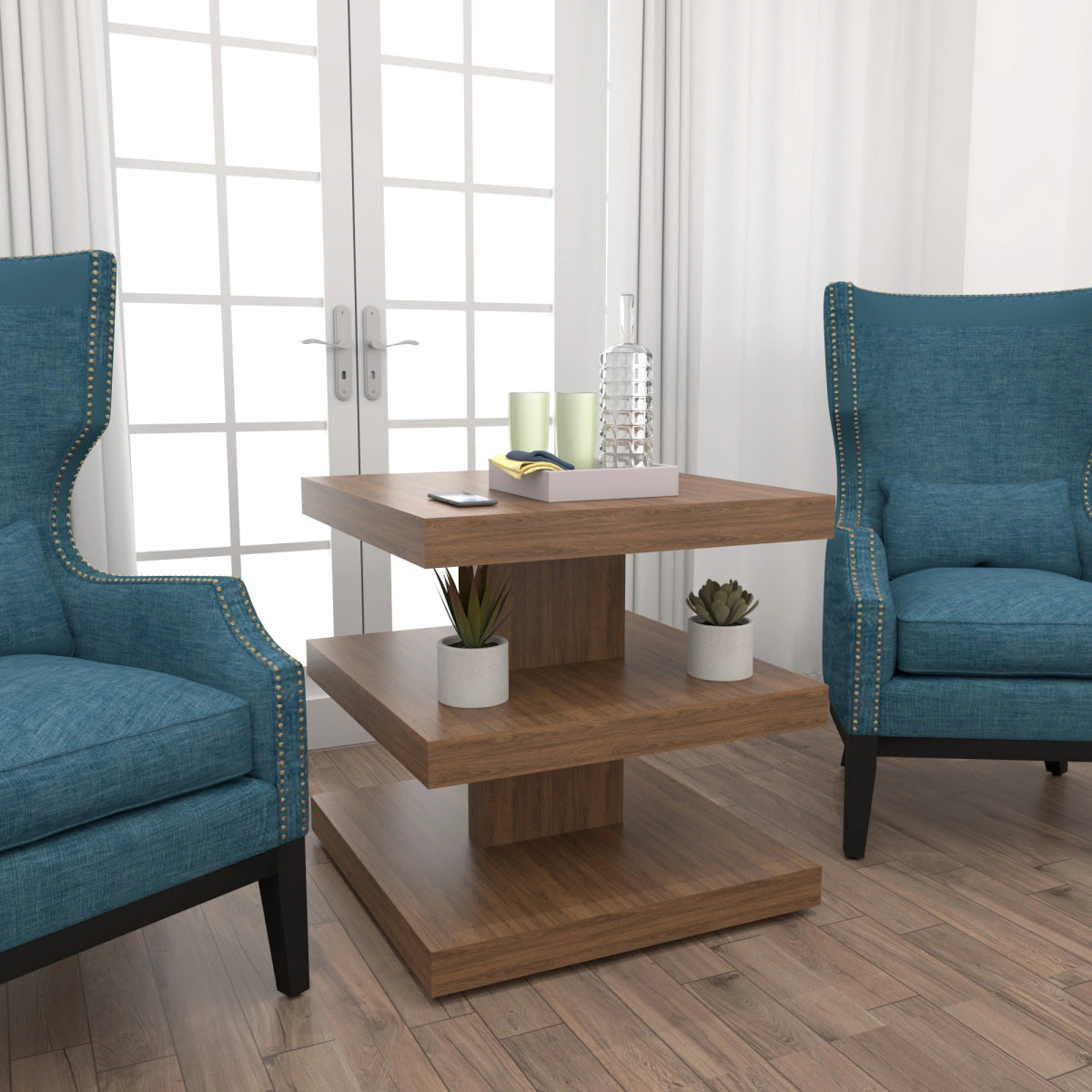 The Elevate Tiered Coffee Table – A Stylish & Functional Centerpiece - Sekar Lifestyle