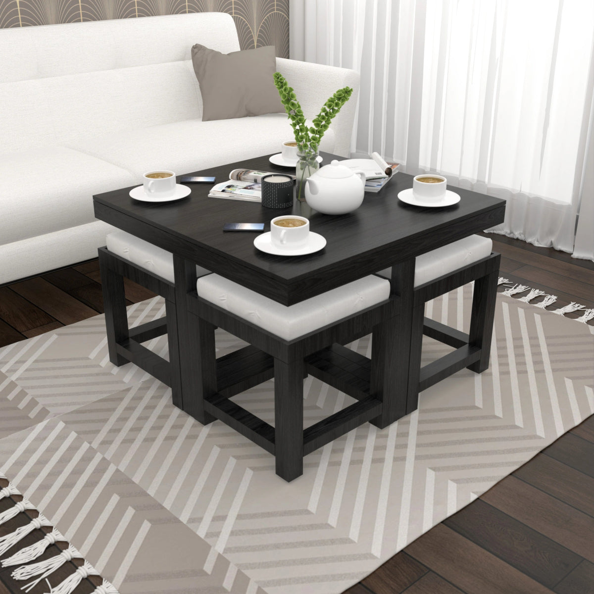 The Nesting Coffee & Dining Table Set - Sekar Lifestyle