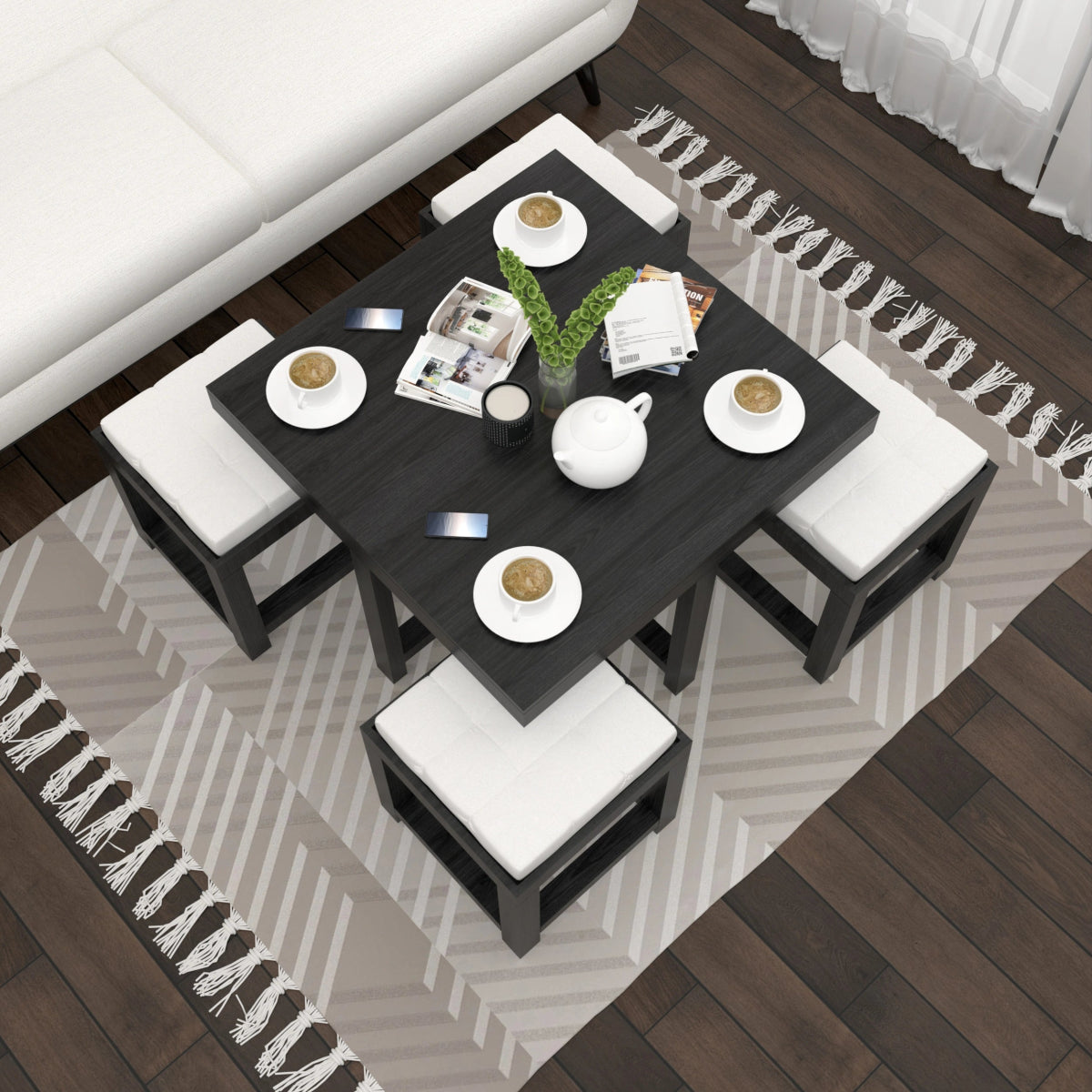 The Nesting Coffee & Dining Table Set - Sekar Lifestyle