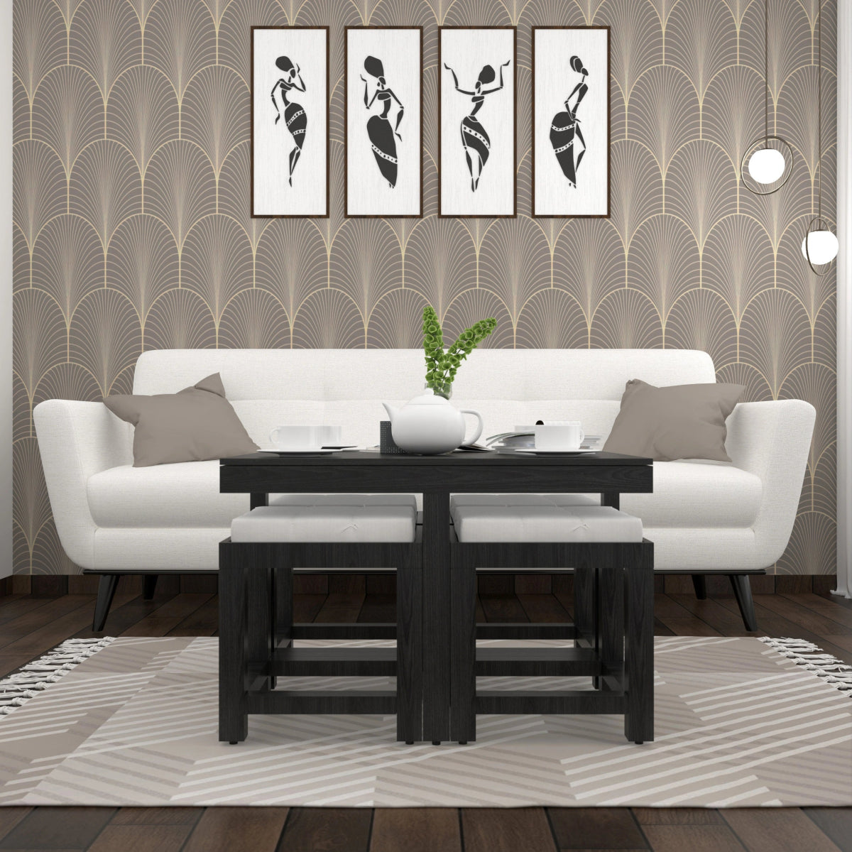 The Nesting Coffee & Dining Table Set - Sekar Lifestyle