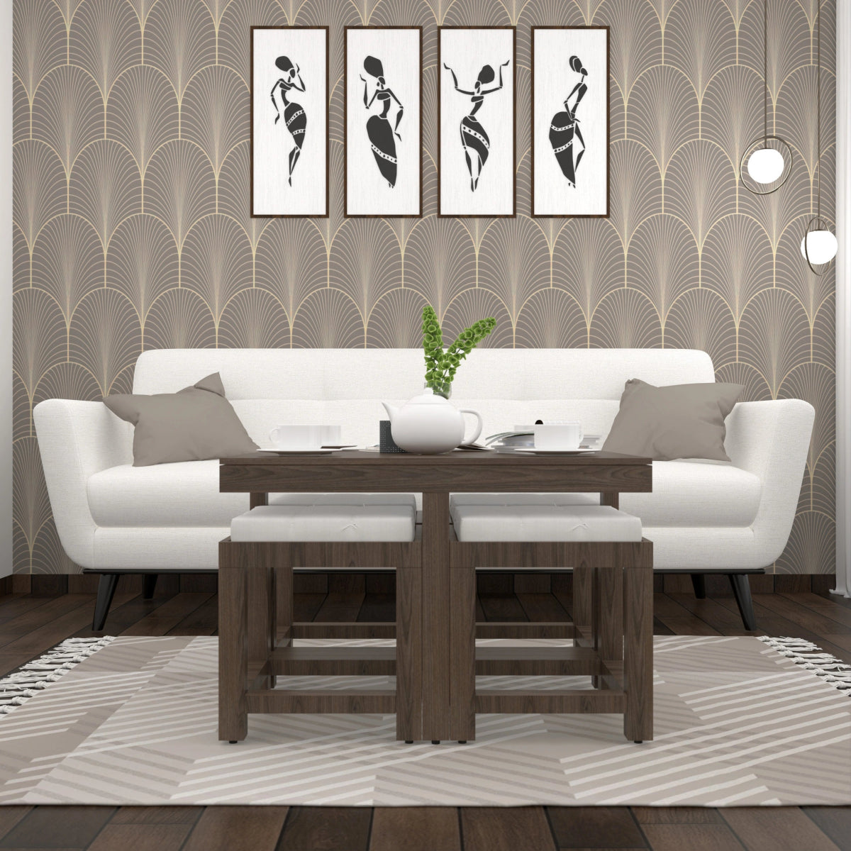 The Nesting Coffee & Dining Table Set - Sekar Lifestyle