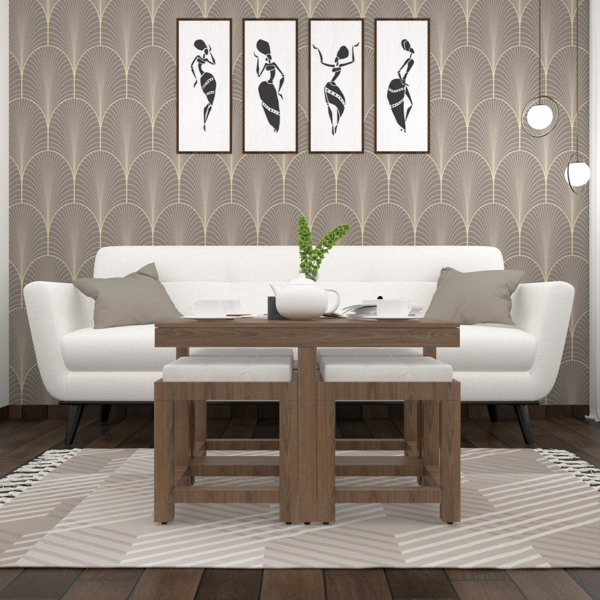 The Nesting Coffee & Dining Table Set - Sekar Lifestyle