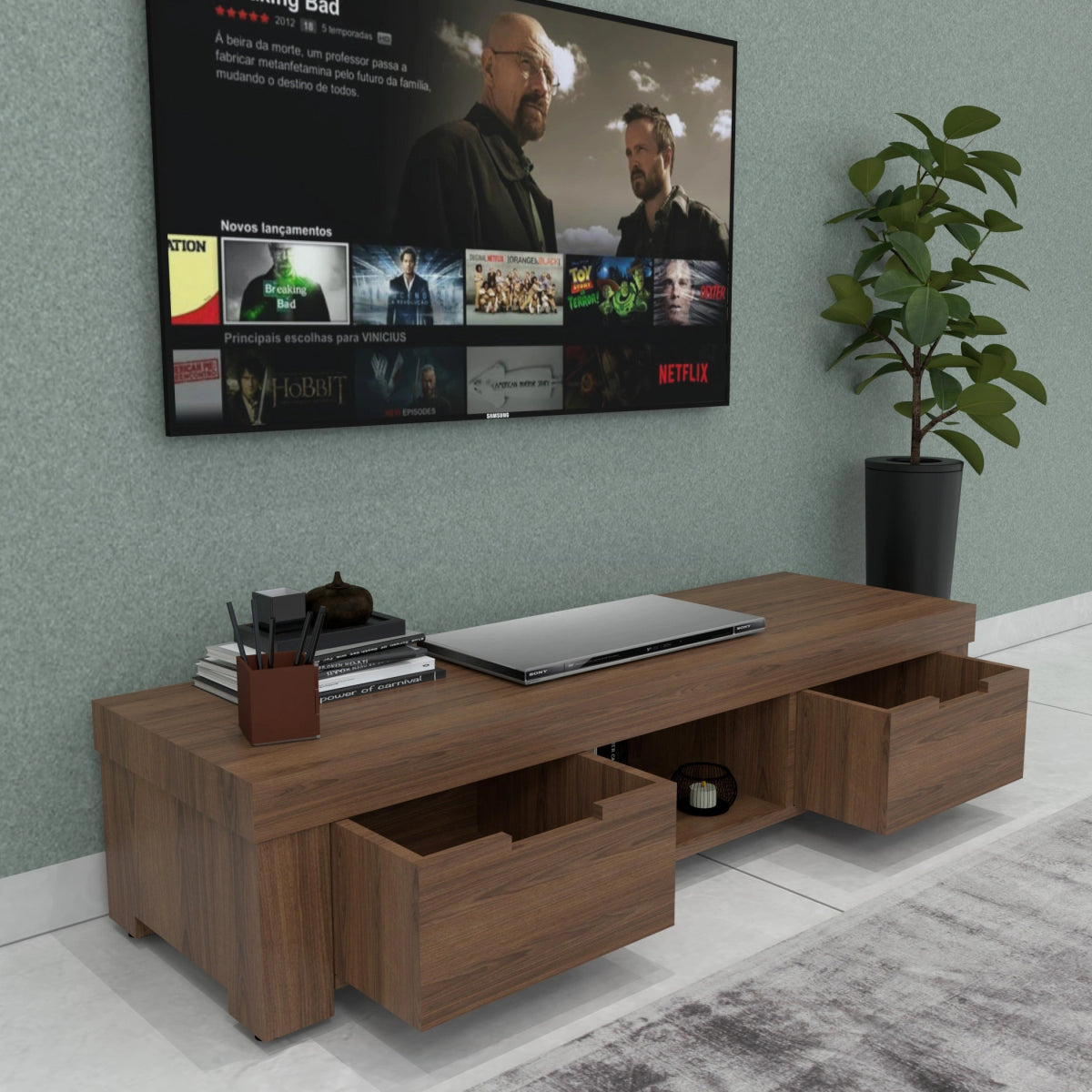 The Nova Low - Profile TV Stand - Sekar Lifestyle