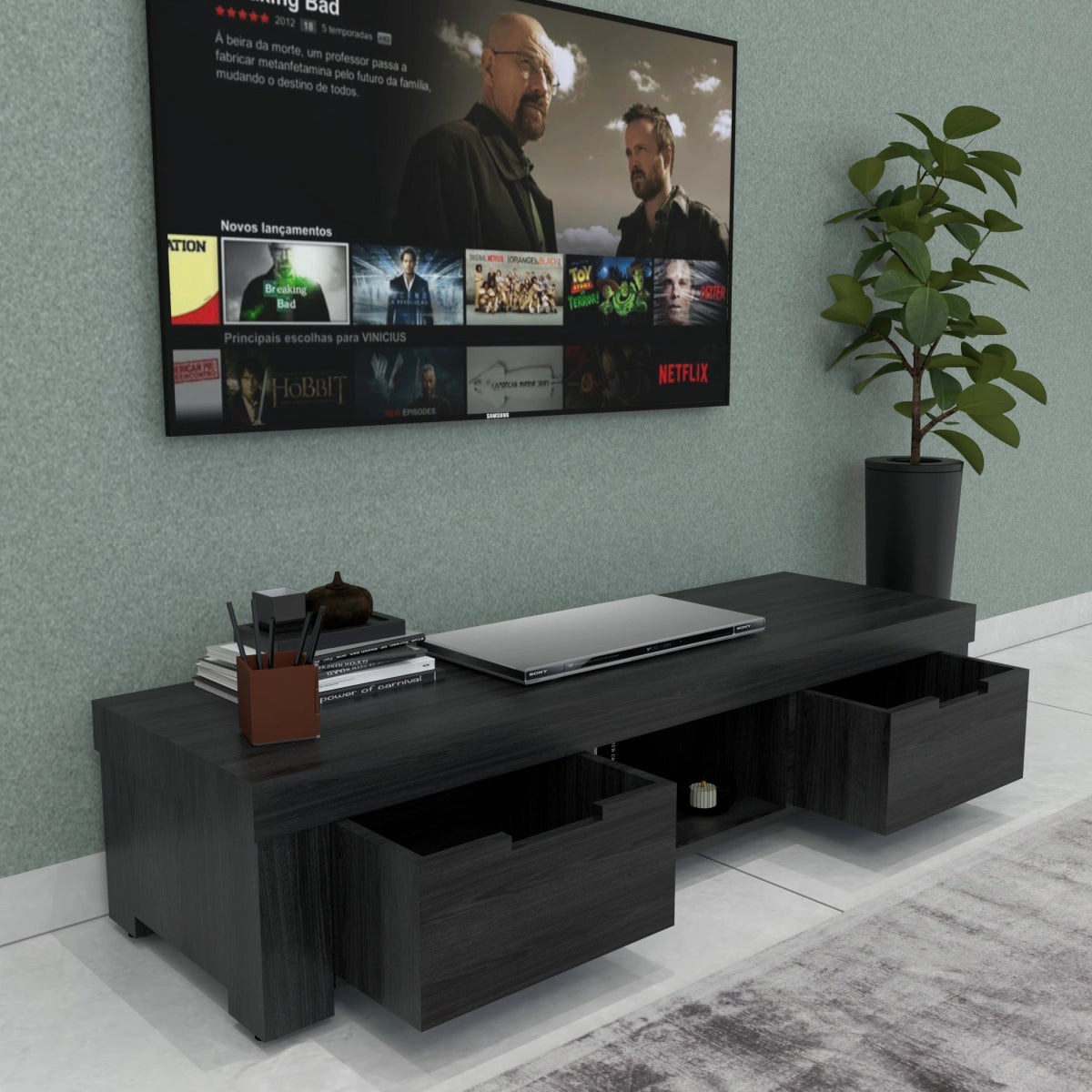 The Nova Low - Profile TV Stand - Sekar Lifestyle