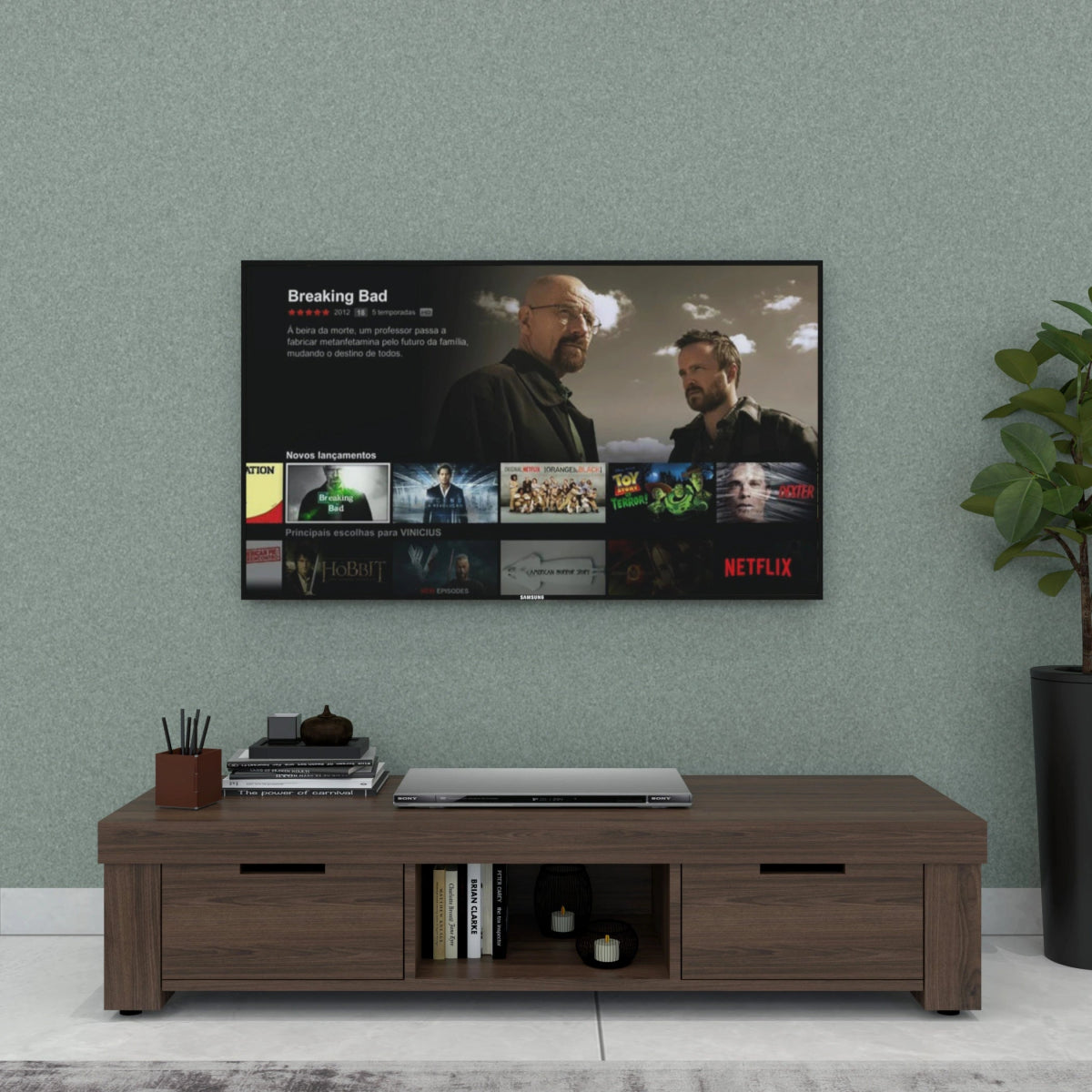 The Nova Low - Profile TV Stand - Sekar Lifestyle