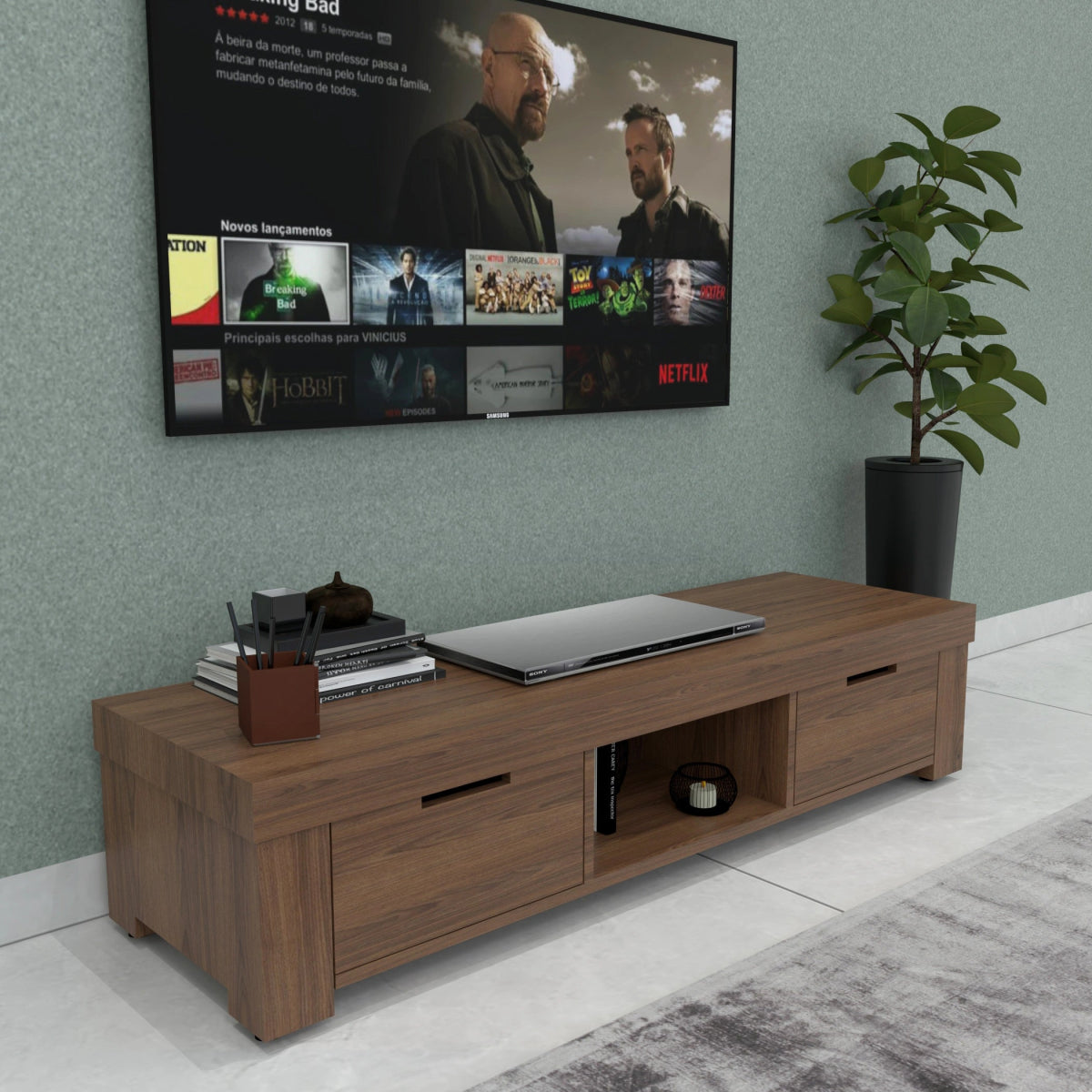 The Nova Low - Profile TV Stand - Sekar Lifestyle