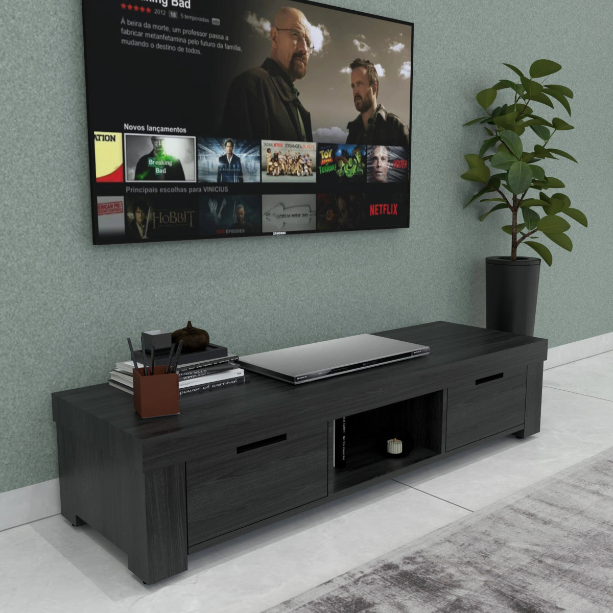 The Nova Low - Profile TV Stand - Sekar Lifestyle
