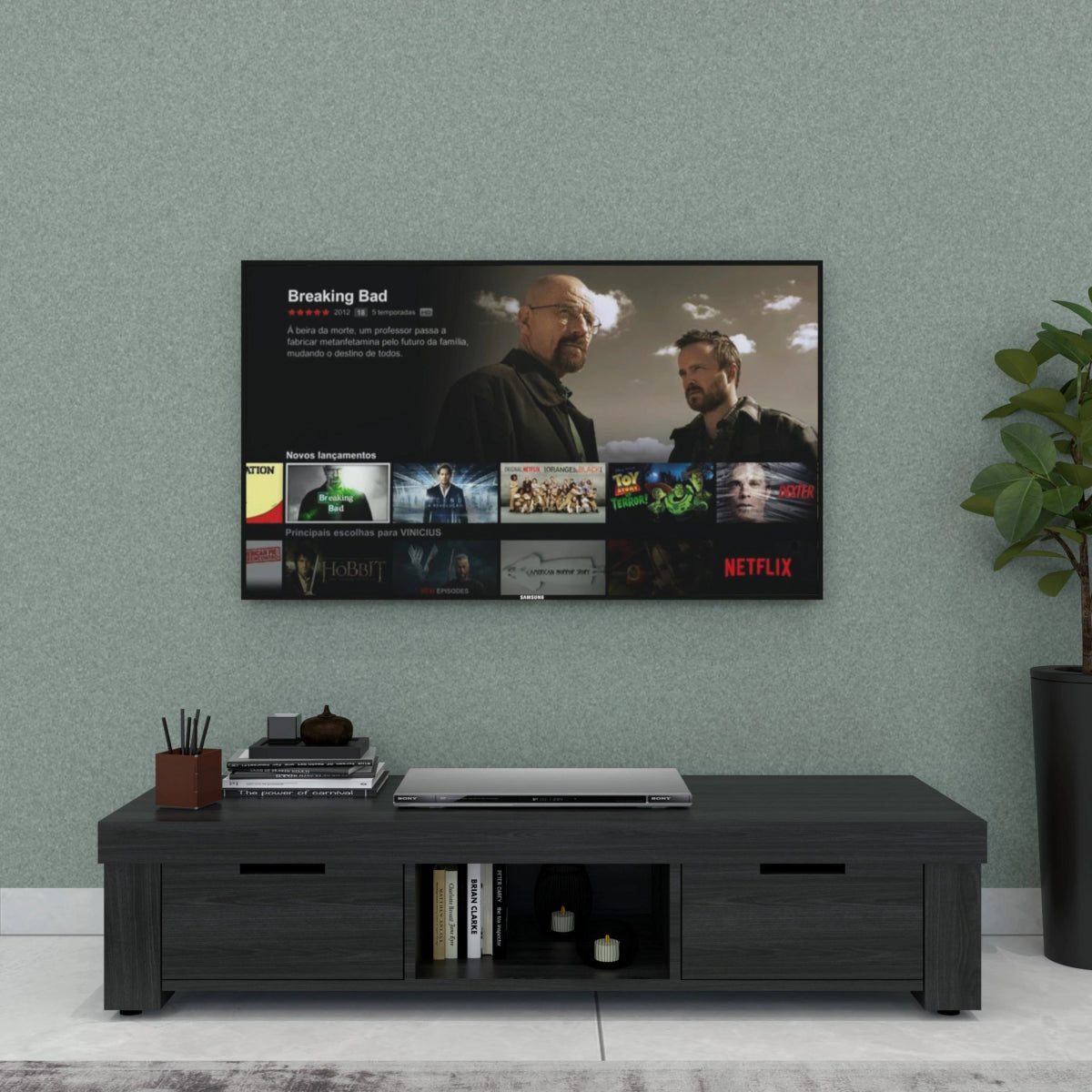 The Nova Low - Profile TV Stand - Sekar Lifestyle