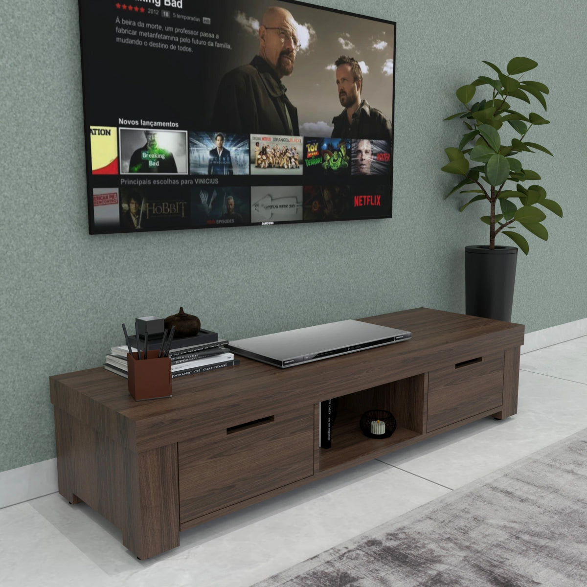 The Nova Low - Profile TV Stand - Sekar Lifestyle