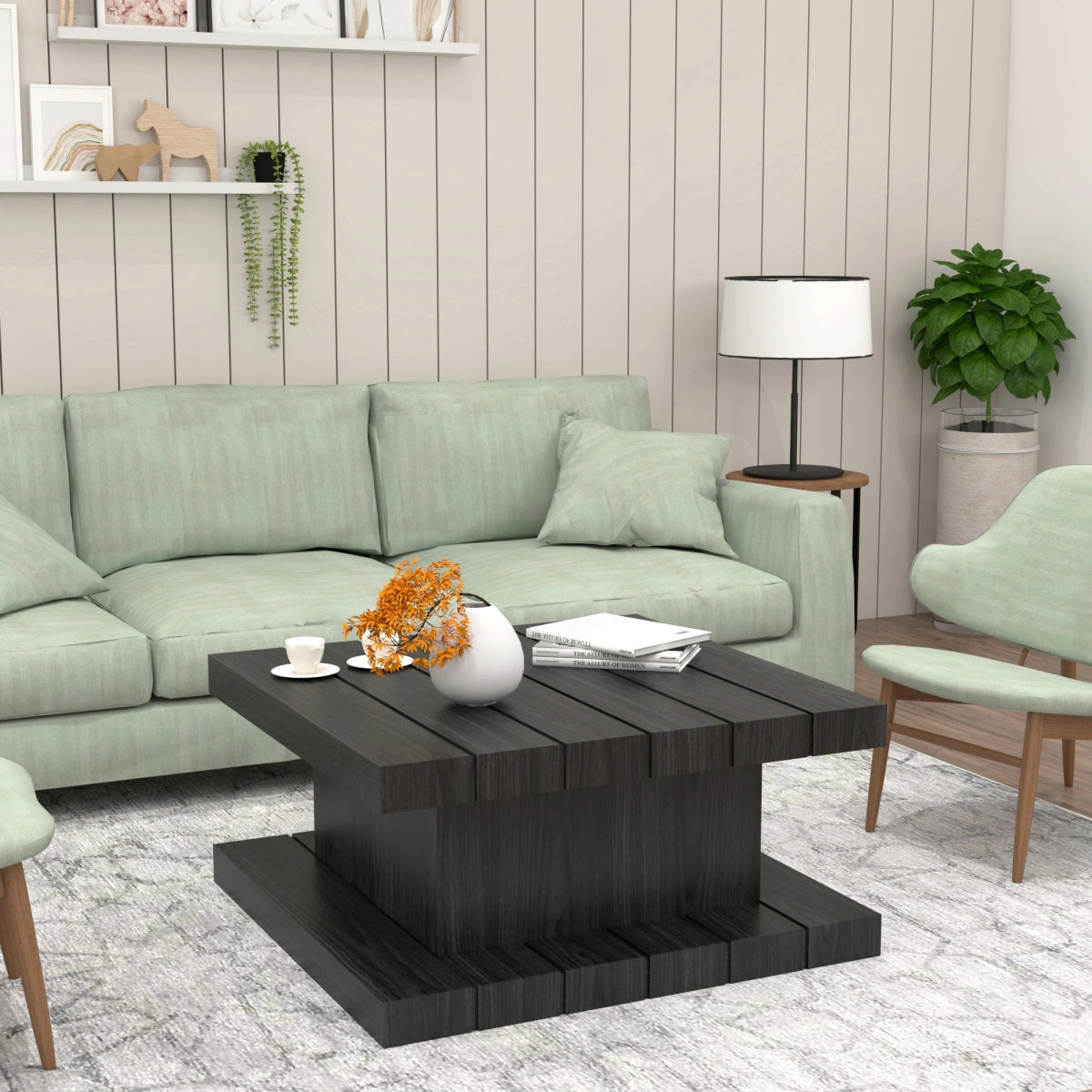 The Regal Wood Coffee Table - Sekar Lifestyle