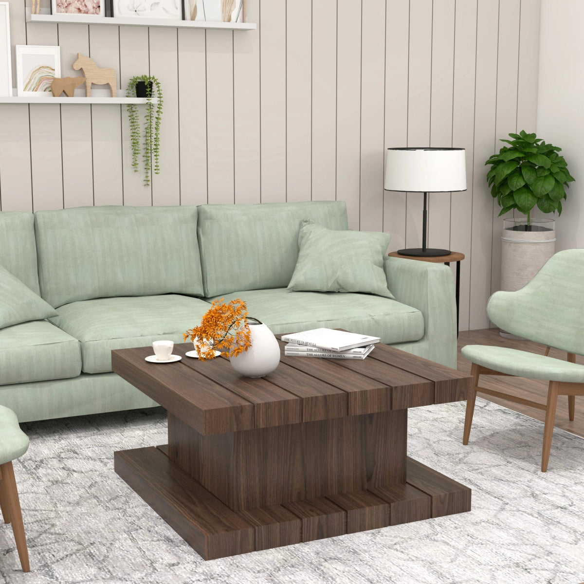 The Regal Wood Coffee Table - Sekar Lifestyle