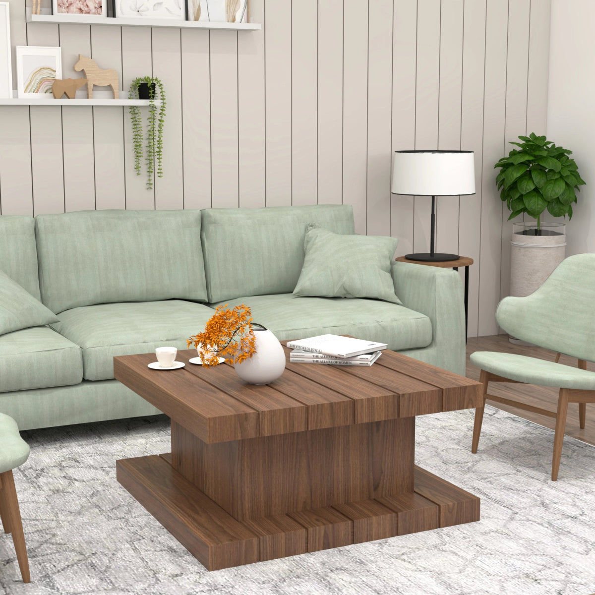 The Regal Wood Coffee Table - Sekar Lifestyle