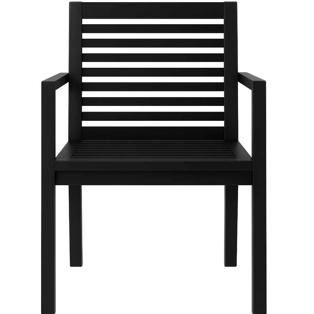 The Slatted Wood Armchair - Sekar Lifestyle