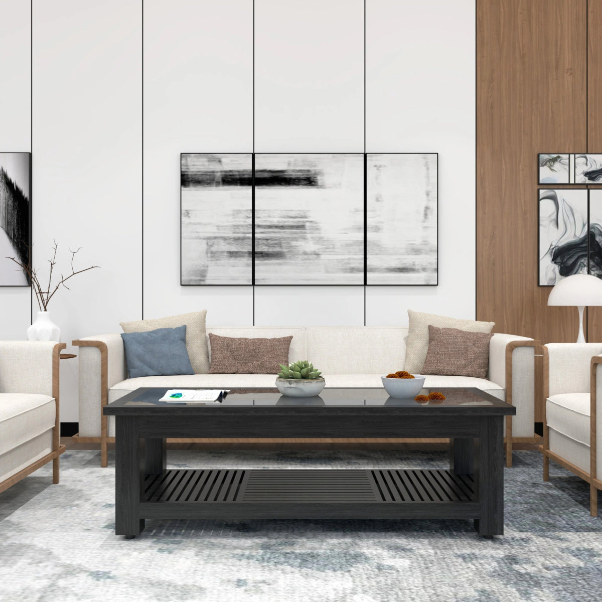 The Verve Glass - Top Coffee Table - Sekar Lifestyle