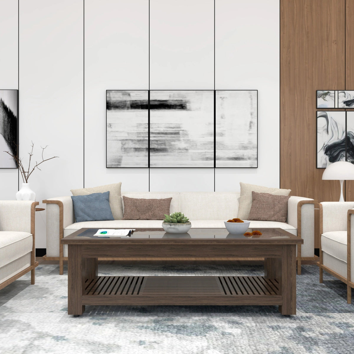 The Verve Glass - Top Coffee Table - Sekar Lifestyle