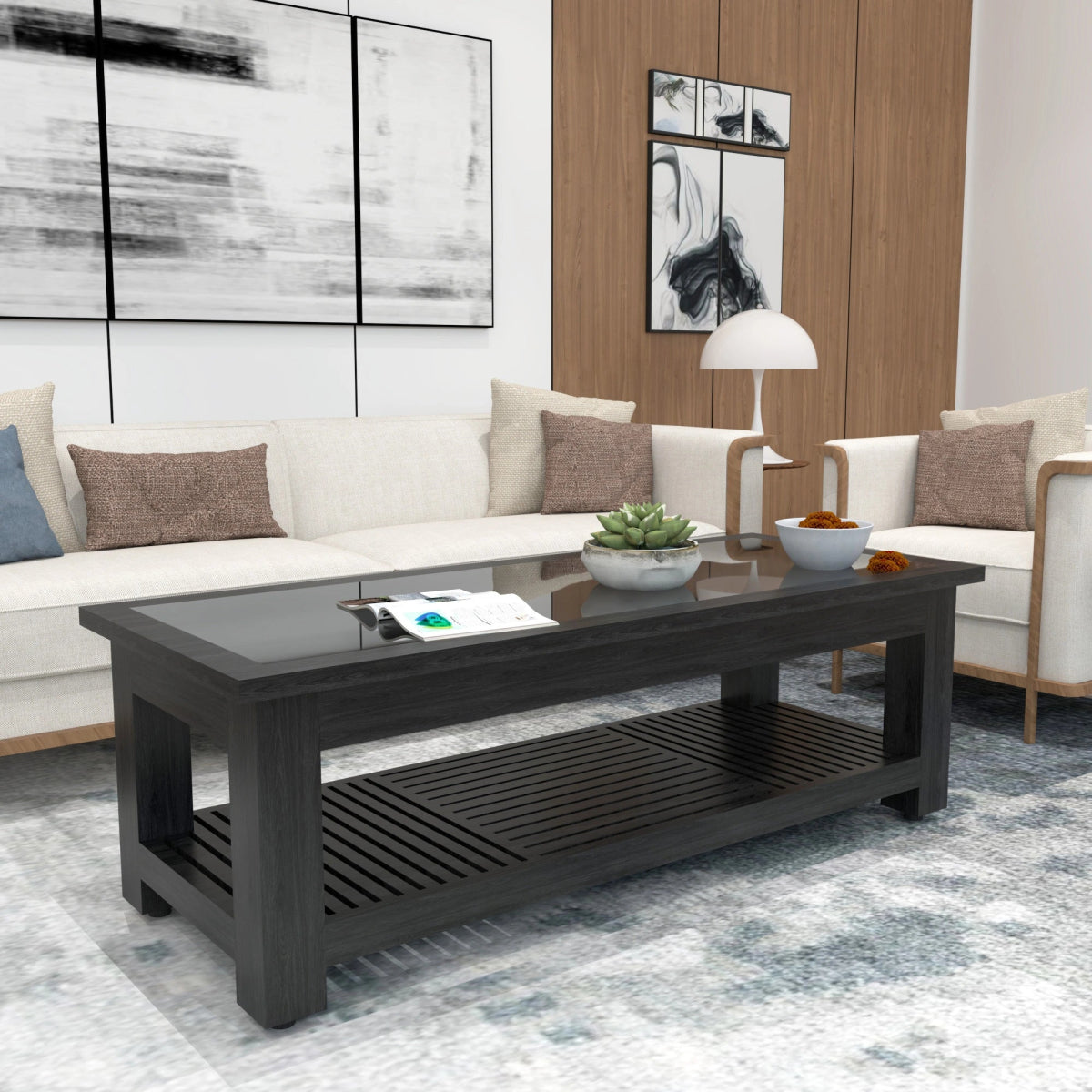 The Verve Glass - Top Coffee Table - Sekar Lifestyle
