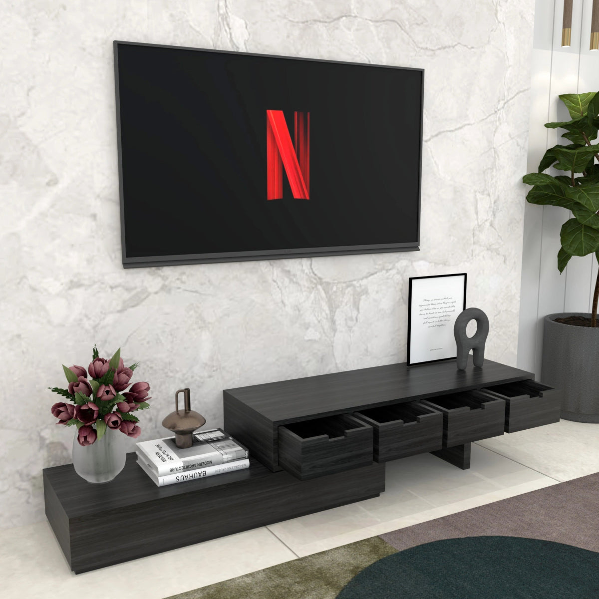 The Zenith Floating TV Stand - Sekar Lifestyle