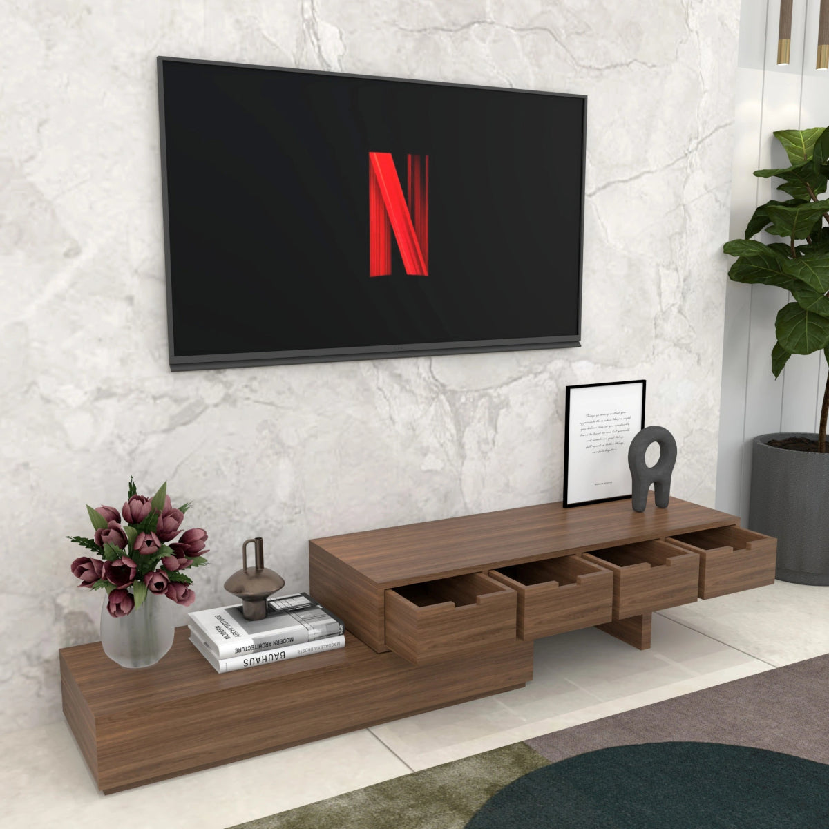The Zenith Floating TV Stand - Sekar Lifestyle