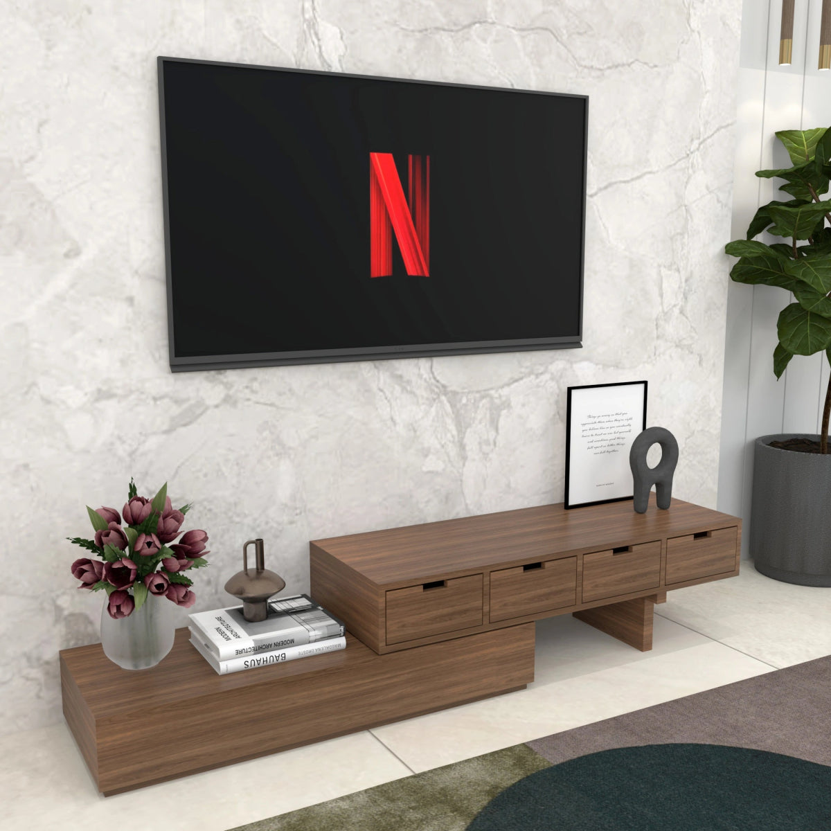 The Zenith Floating TV Stand - Sekar Lifestyle