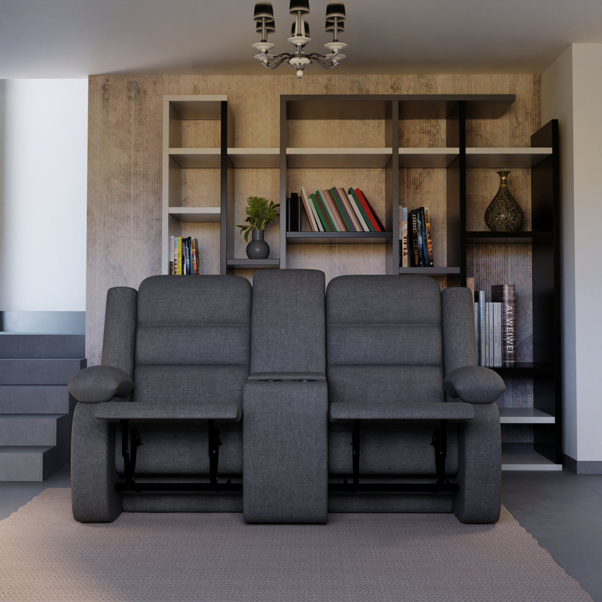 Two Seater Fabric Recliner Series - Sekar Lifestyle