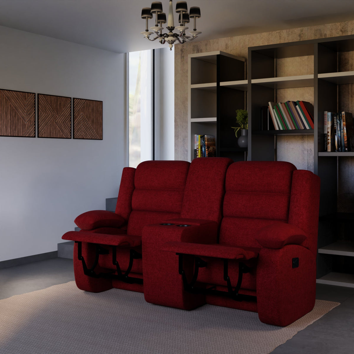 Two Seater Fabric Recliner Series - Sekar Lifestyle