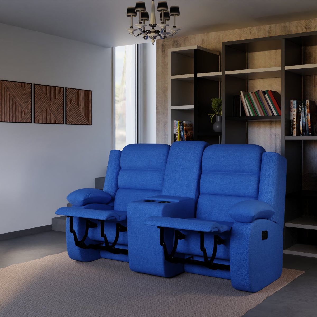 Two Seater Fabric Recliner Series - Sekar Lifestyle