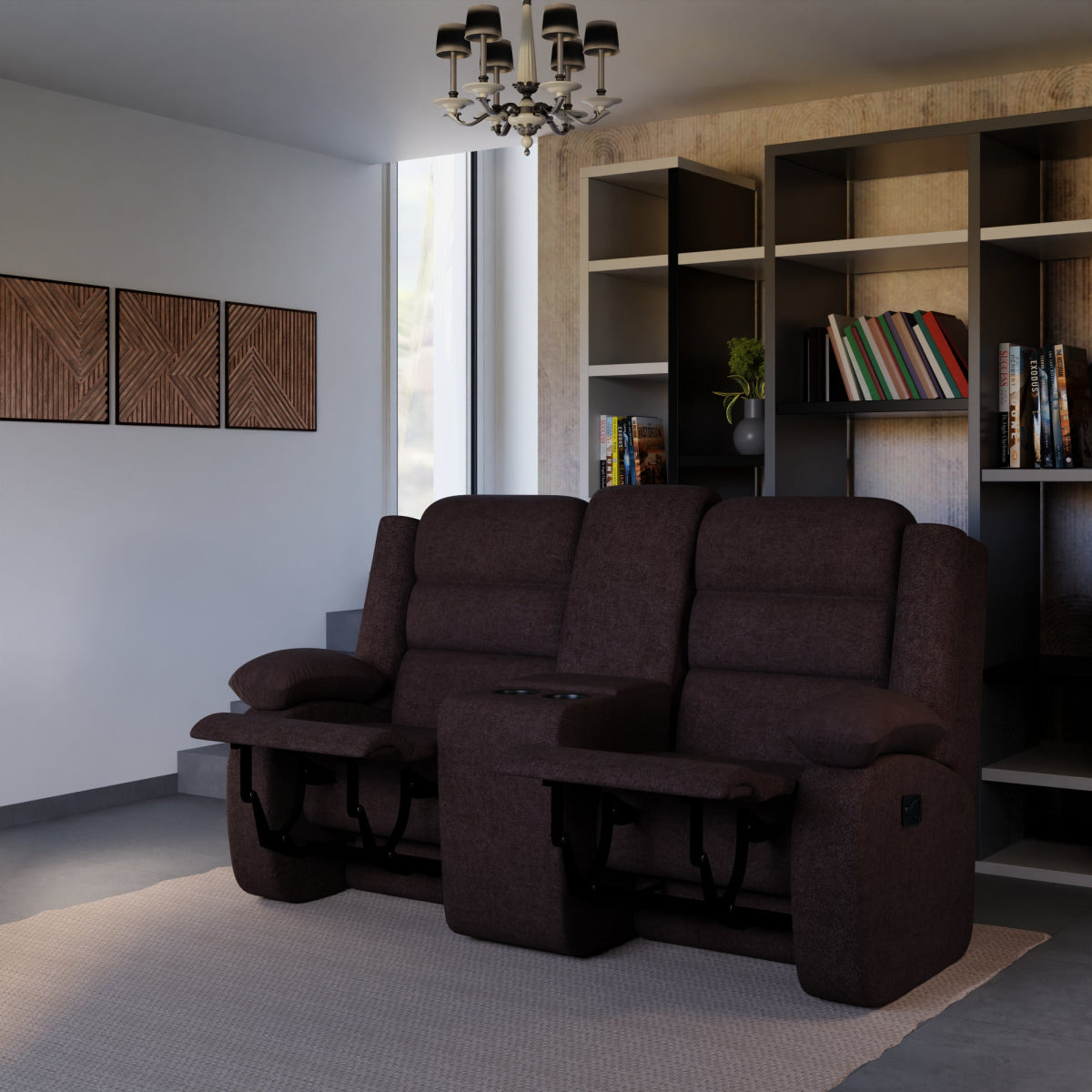 Two Seater Fabric Recliner Series - Sekar Lifestyle