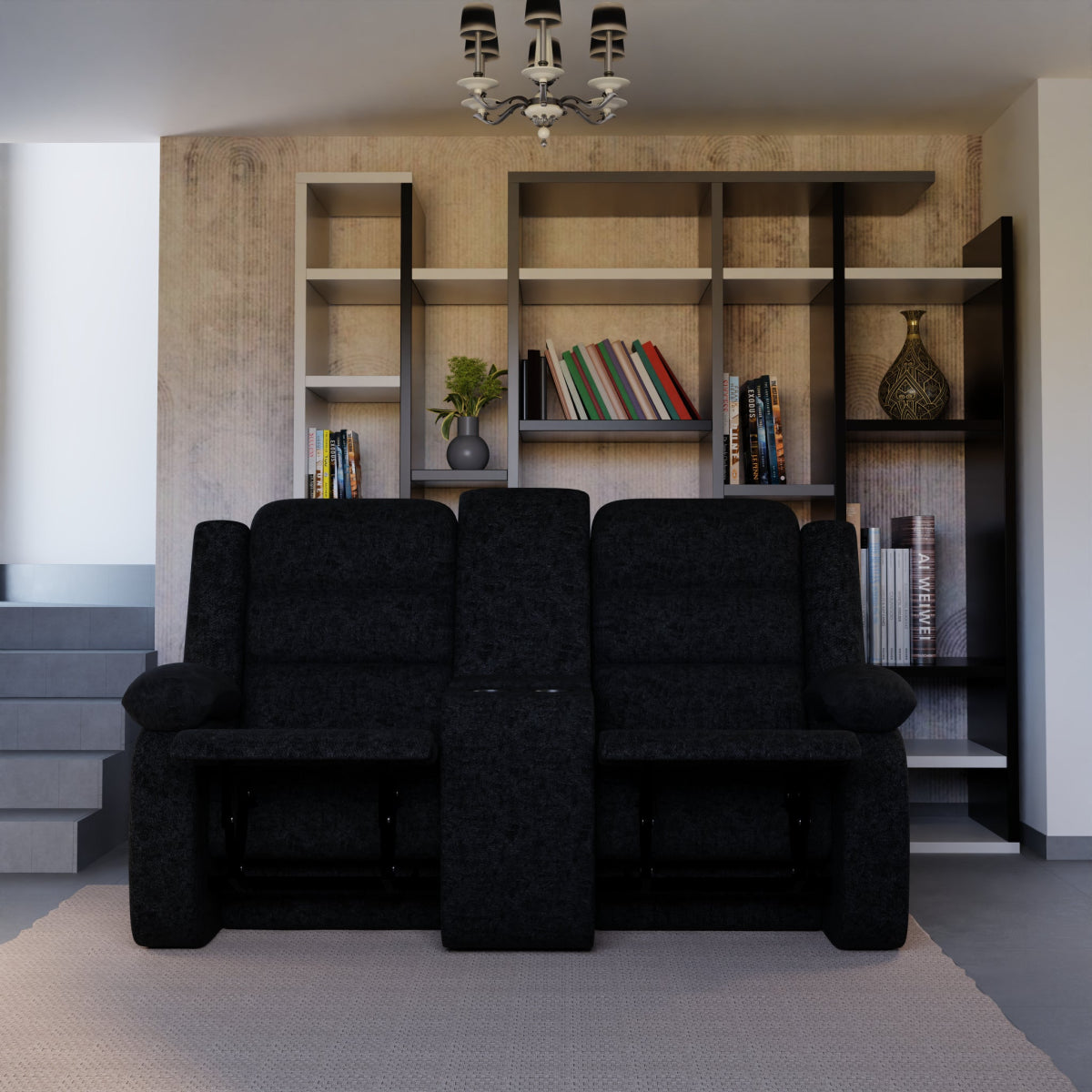 Two Seater Fabric Recliner Series - Sekar Lifestyle