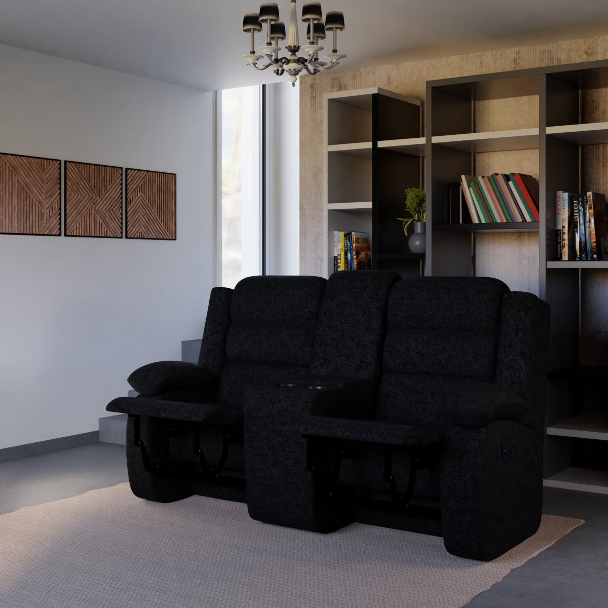 Two Seater Fabric Recliner Series - Sekar Lifestyle