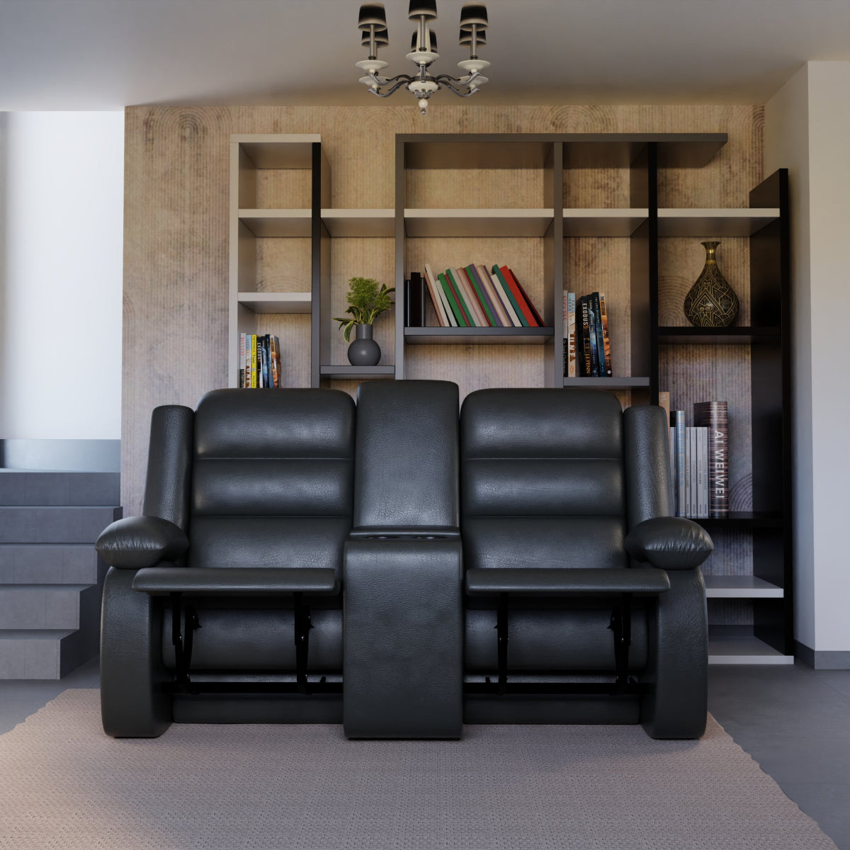 Two Seater Leatherette Recliner Series - Sekar Lifestyle