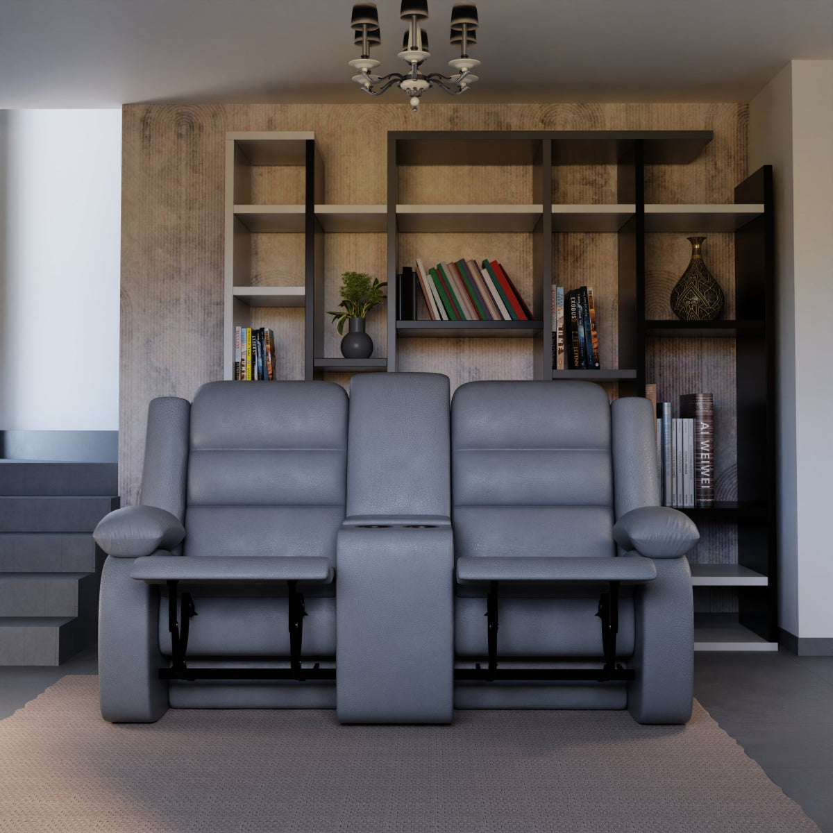 Two Seater Leatherette Recliner Series - Sekar Lifestyle