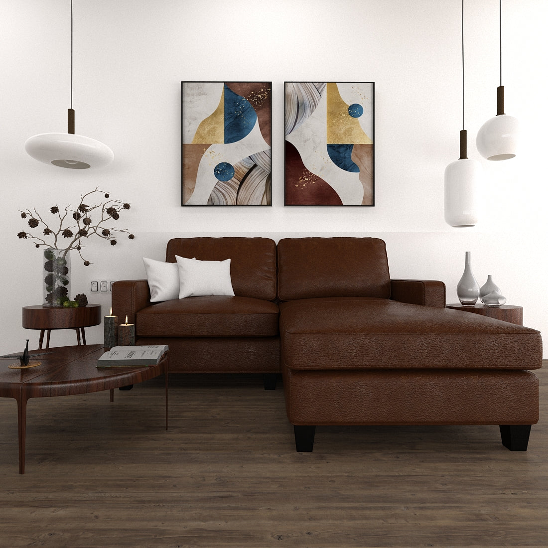L Shape Corner Sofa Set For Living Room
