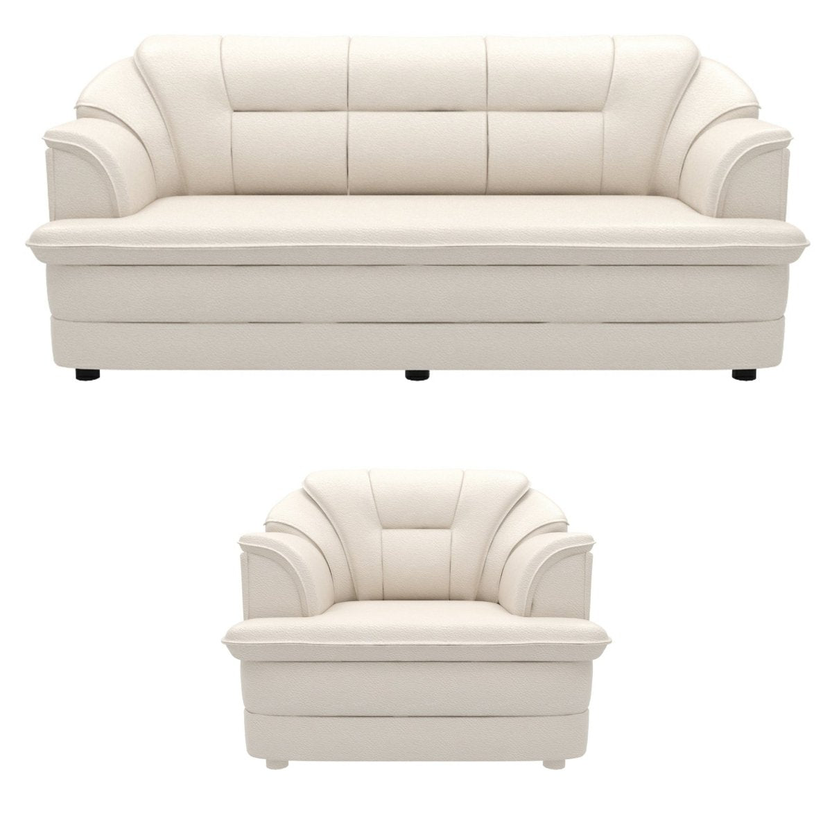 Butterfly Series Leatherette Sofa - Sekar Lifestyle