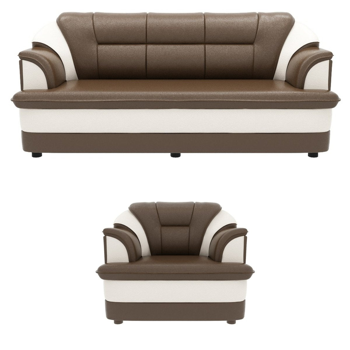 Butterfly Series Leatherette Sofa - Sekar Lifestyle