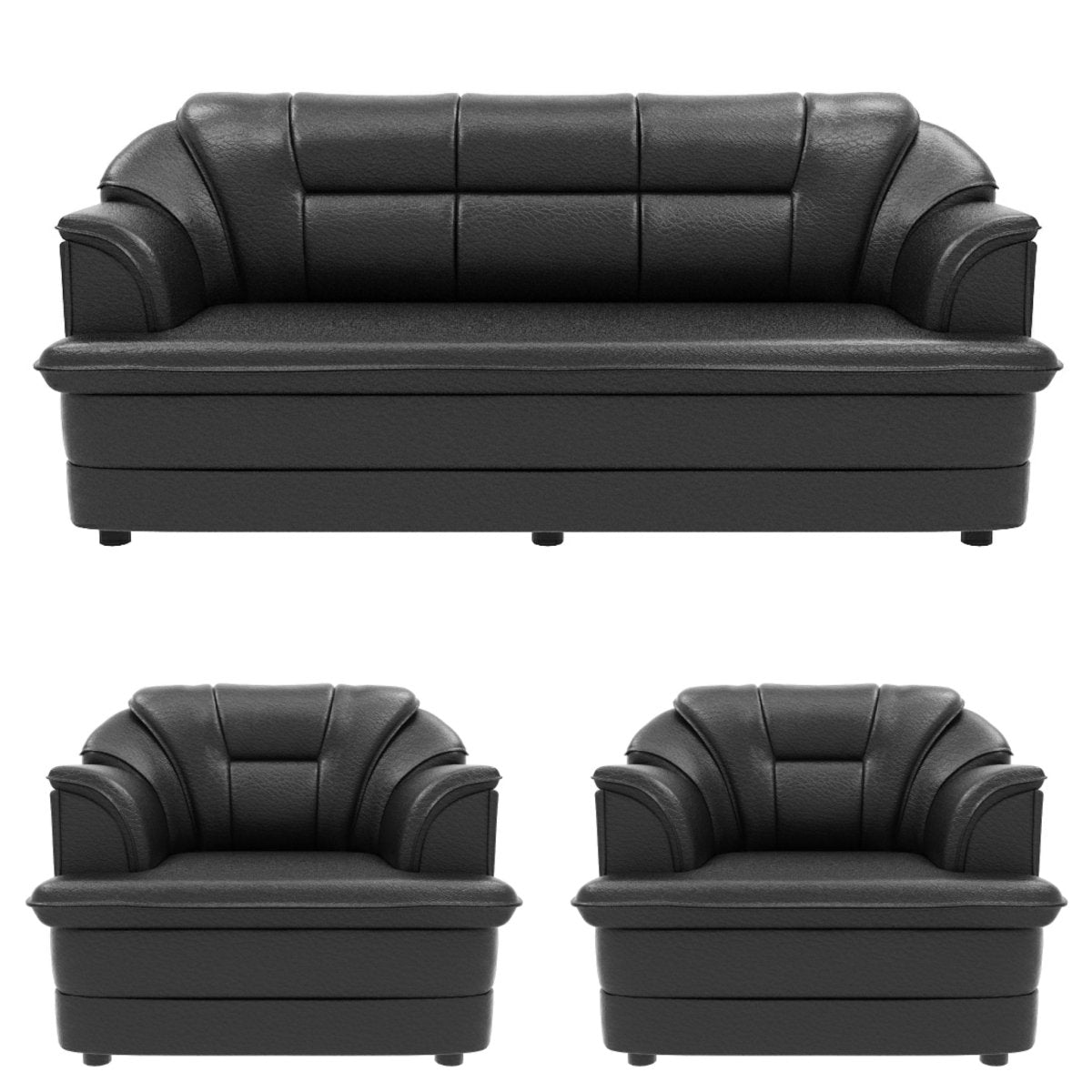 Butterfly Series Leatherette Sofa - Sekar Lifestyle