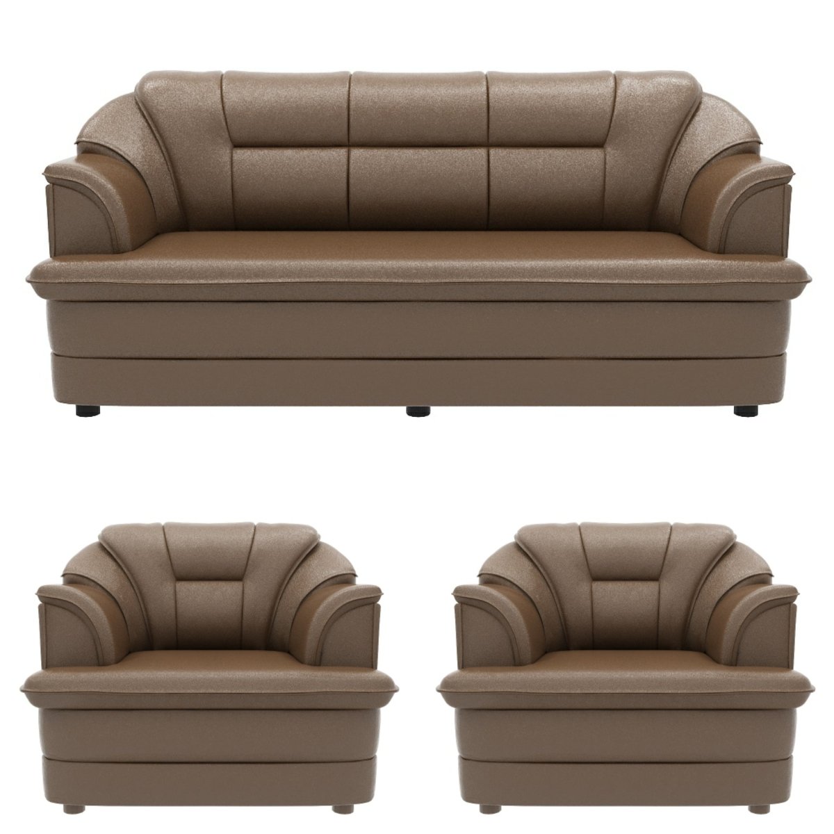 Butterfly Series Leatherette Sofa - Sekar Lifestyle