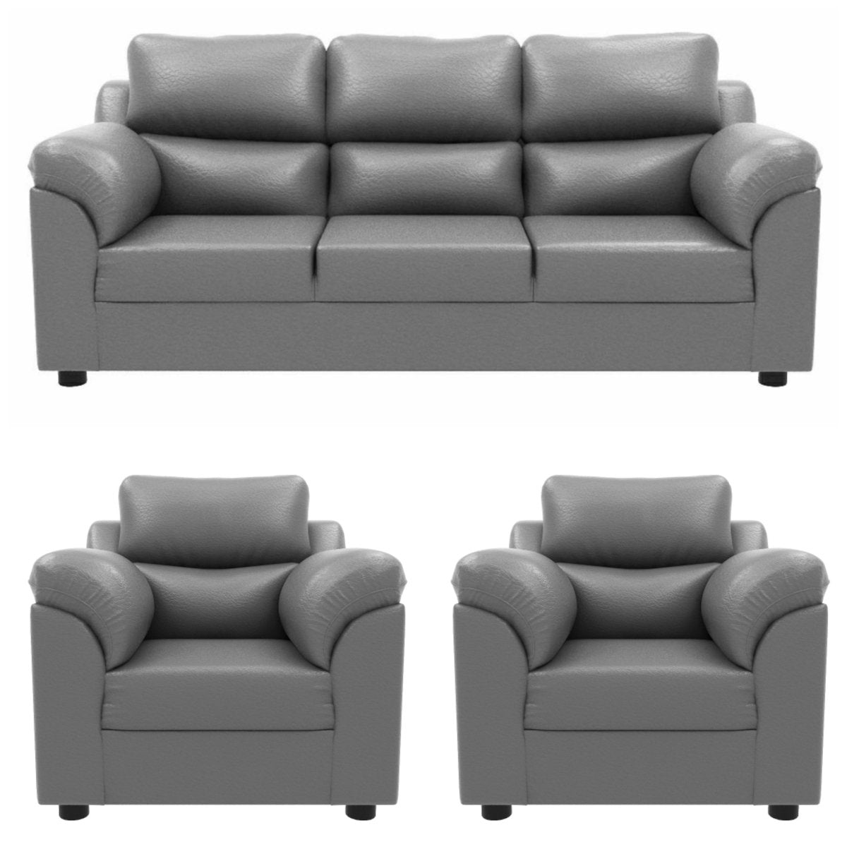 Comfort Series Leatherette Sofa - Sekar Lifestyle