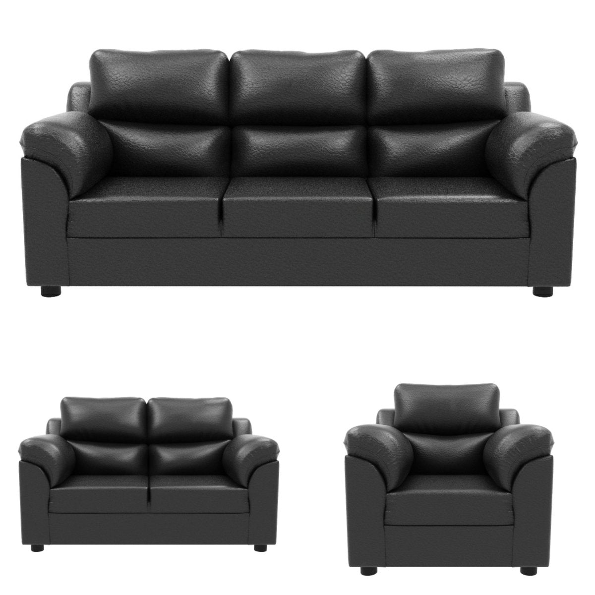 Comfort Series Leatherette Sofa - Sekar Lifestyle