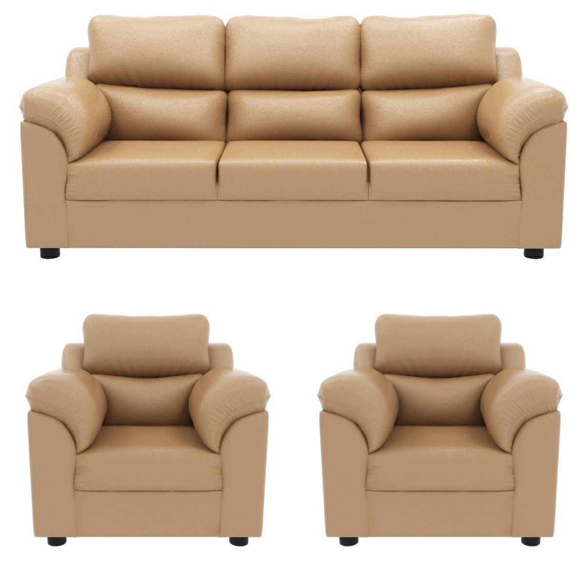 Comfort Series Leatherette Sofa - Sekar Lifestyle