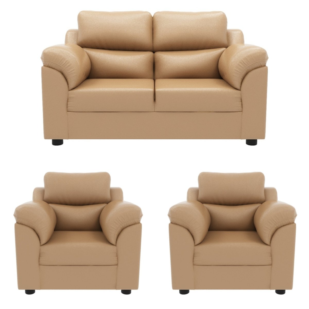 Comfort Series Leatherette Sofa - Sekar Lifestyle