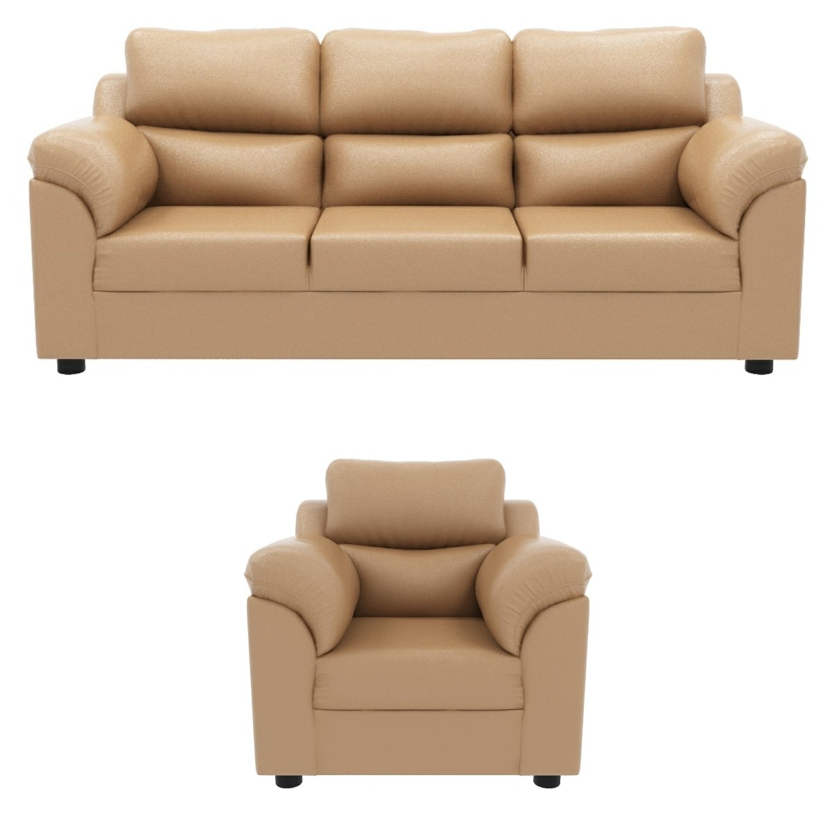 Comfort Series Leatherette Sofa - Sekar Lifestyle