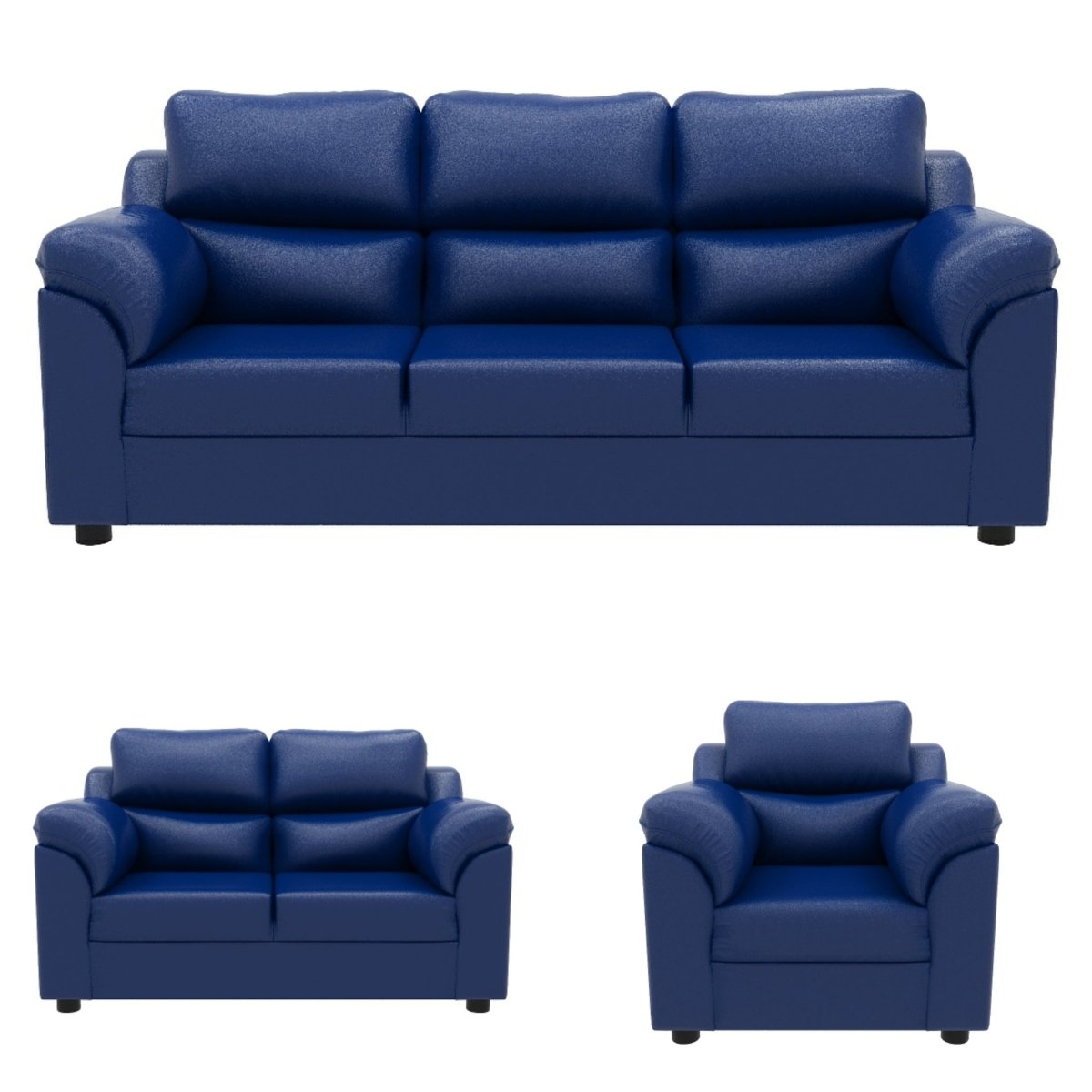 Comfort Series Leatherette Sofa - Sekar Lifestyle