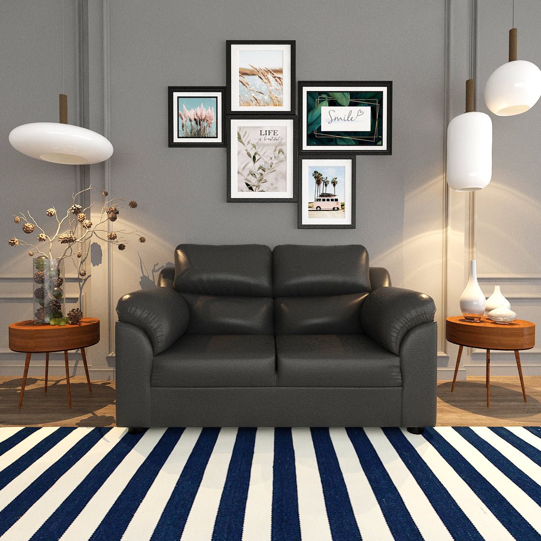 Comfort Series Leatherette Sofa - Sekar Lifestyle