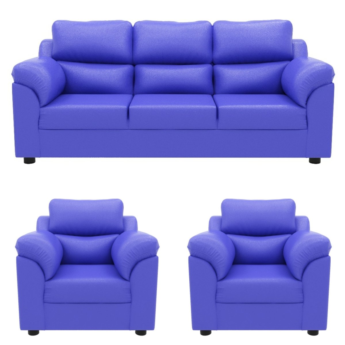 Comfort Series Leatherette Sofa - Sekar Lifestyle