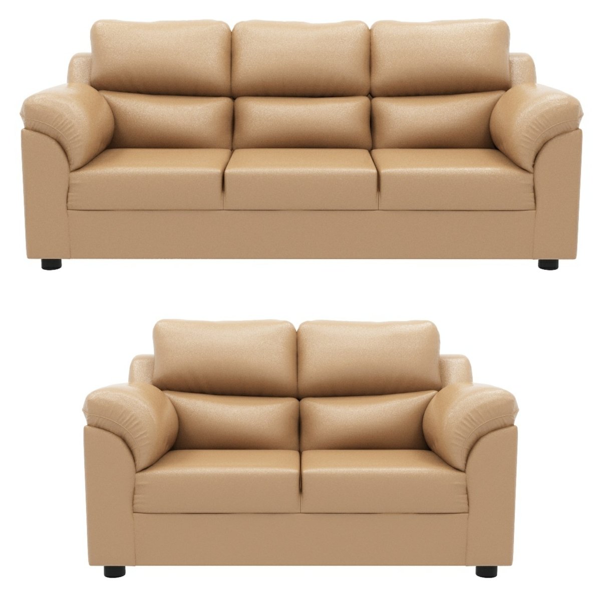 Comfort Series Leatherette Sofa - Sekar Lifestyle