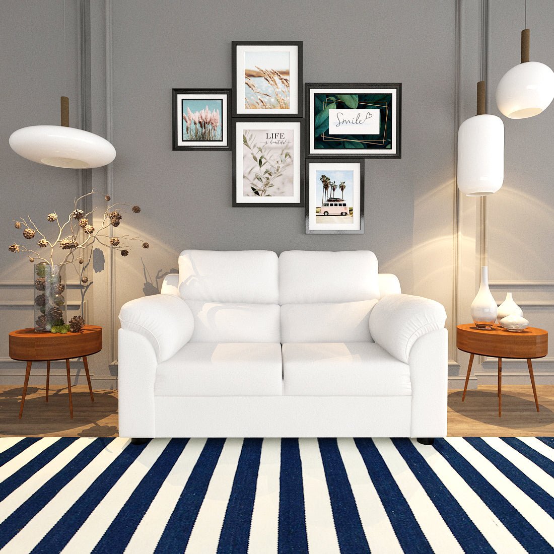 Comfort Series Leatherette Sofa - Sekar Lifestyle