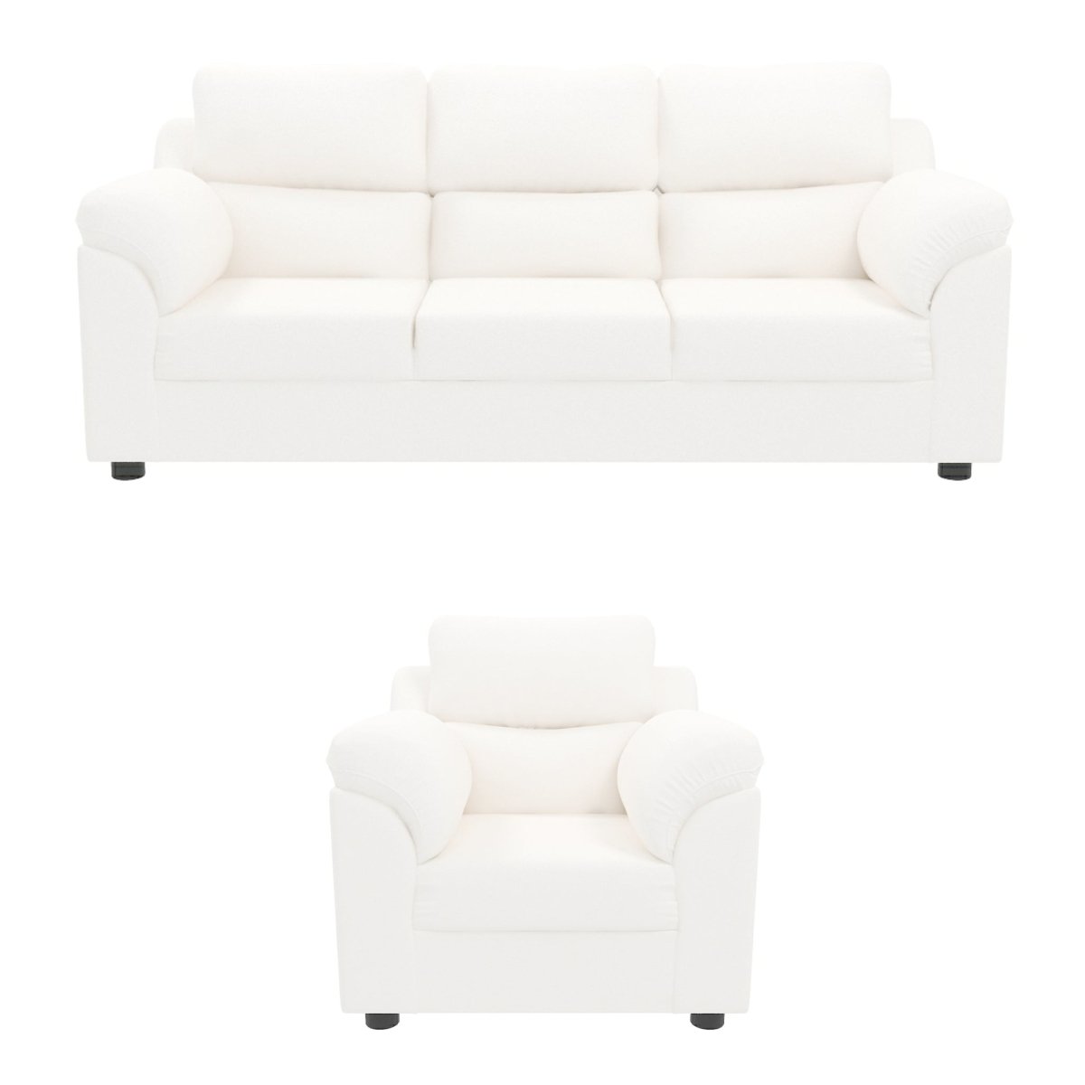 Comfort Series Leatherette Sofa - Sekar Lifestyle