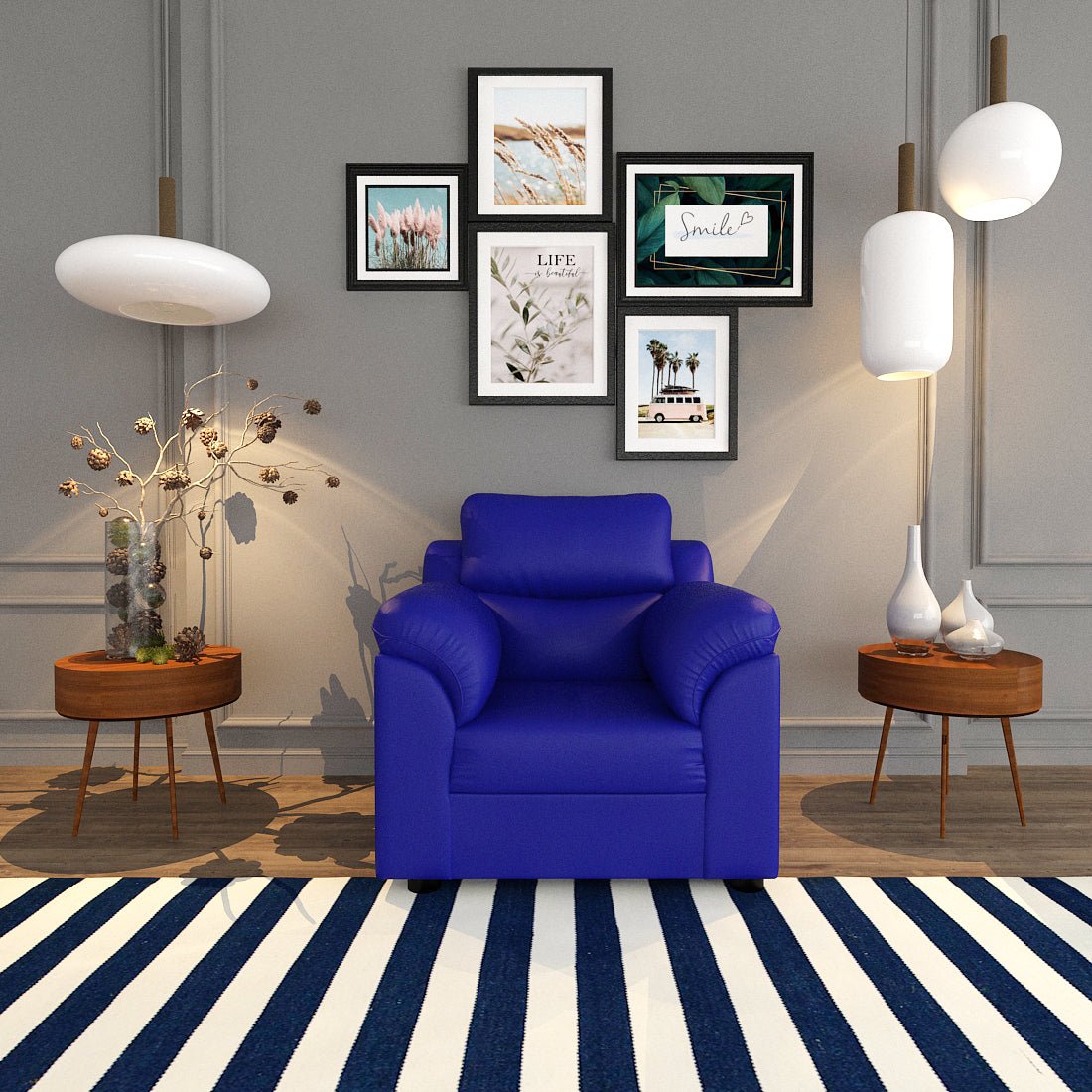 Comfort Series Leatherette Sofa - Sekar Lifestyle