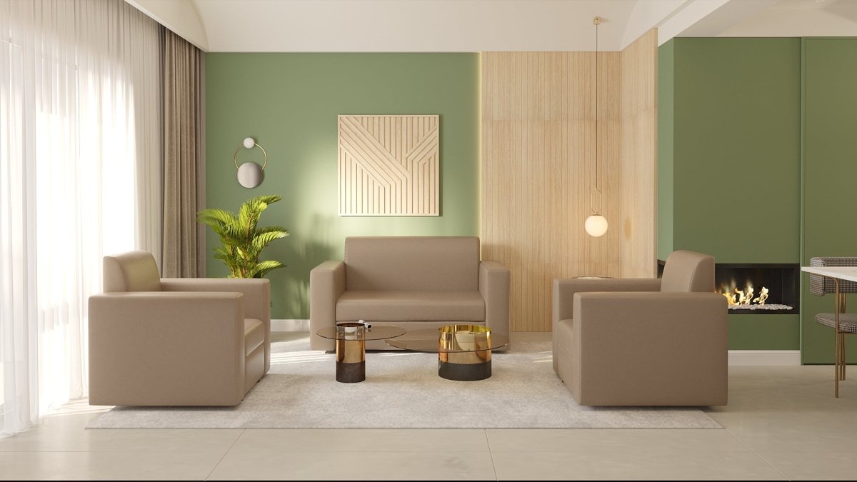 Couch Series Leatherette Sofa - Sekar Lifestyle