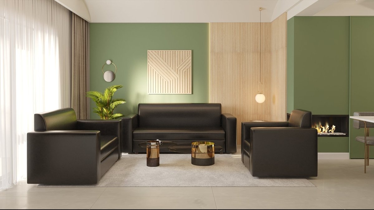 Couch Series Leatherette Sofa - Sekar Lifestyle